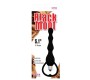 Chisa Anal Chain Tail Power Silicone Black