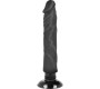 Basecock REALISTIC VIBRATOR 2-1 melns 20 CM