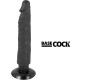 Basecock Reālistisks vibrators melns 20 CM