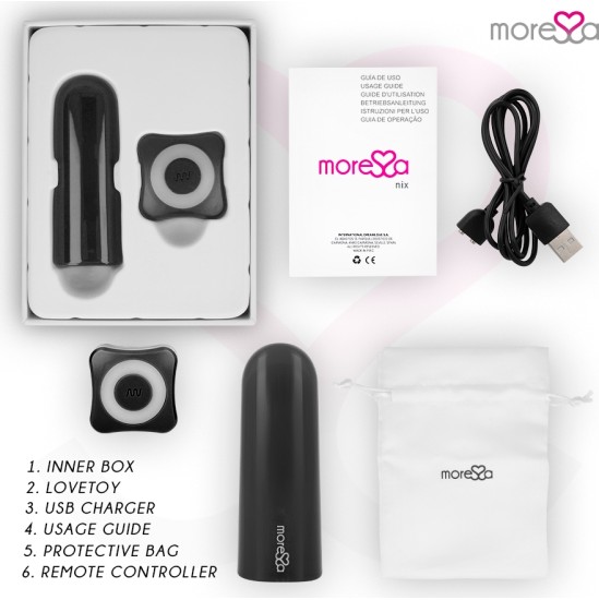 Moressa Vibrators lode ar pulti melns