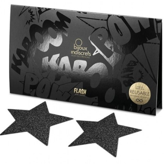 Bijoux Flash Collection BIJOUX PEZONERAS FLASH STAR BLACK