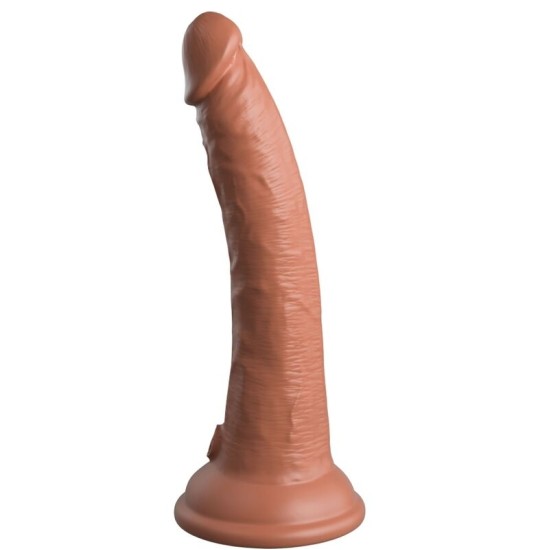 King Cock ELITE — ĒRTA REGULĒJAMĀ IEKĀRTA AR DILDO 17,8 CM