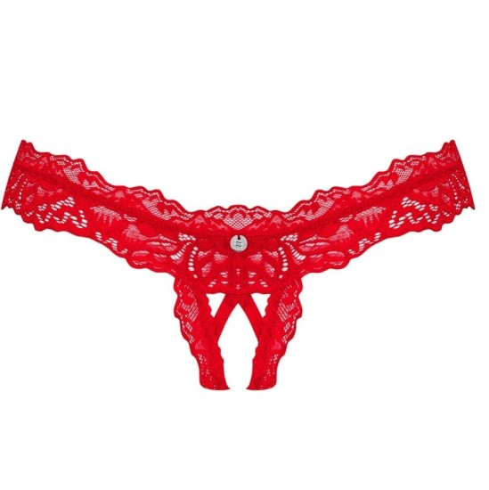 Obsessive Panties & Thong KINNITUSLIK – AMOR CHERRIS THONG CROTCHLESS S/M