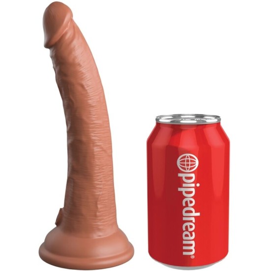 King Cock ELITE — ĒRTA REGULĒJAMĀ IEKĀRTA AR DILDO 17,8 CM