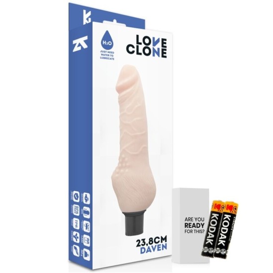 Loveclone DAVEN SELF LUBRICATION Dildo FLESH 23,8 СМ