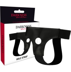 Darkness Sensations DARKNESS - HARNESS WITH HOLE ONE SIZE