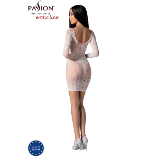 Passion Woman Bodystockings PASSION - BS101 WHITE BODYSTOCKING ONE SIZE