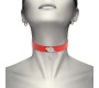 Coquette Accessories COQUETTE CHIC DESIRE - RED VEGAN LEATHER NECKLACE WOMAN FETISH ACCESSORY