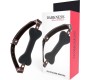 Darkness Bondage DARKNESS - BLACK BONE SILICONE GAG