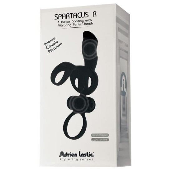 Adrien Lastic SPARTACUS RING & PENIS SHEATH WITH VIBRATOR