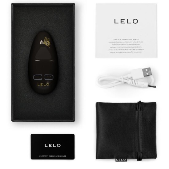 Lelo NEA 3 PERSONAL MASSAGER - PITCH melns