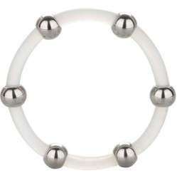 California Exotics СИЛИКОНОВОЕ КОЛЬЦО CALEX ИЗ СТАЛЬНОЙ БАСИНЫ, XL