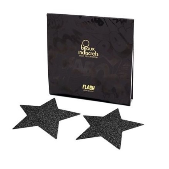 Bijoux Flash Collection BIJOUX PEZONERAS FLASH STAR BLACK