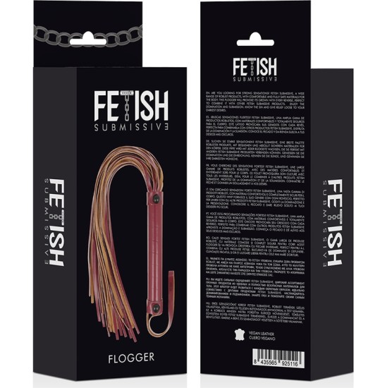 Fetish Submissive Dark Room VEGAN LEATHER WHIP