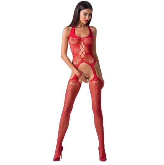 Passion Woman Bodystockings PASSION WOMAN BS059 RED BODYSTOCKING ONE SIZE