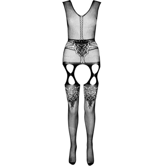 Passion Woman Bodystockings PASSION - ECO COLLECTION BODYSTOCKING ECO BS014 BLACK