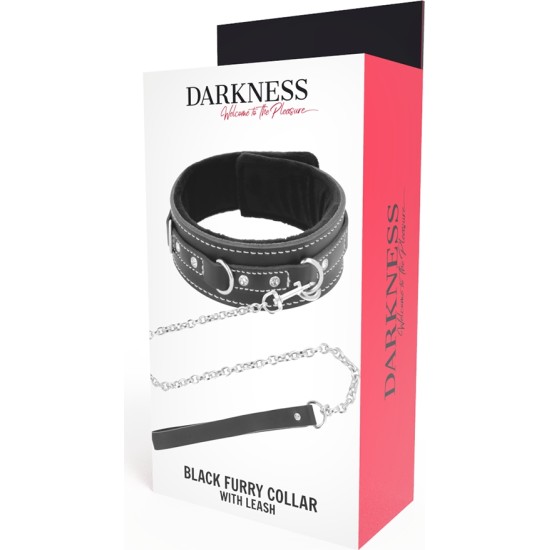 Darkness Bondage DARKNESS - HIGH QUALITY LEATHER NECKLACE WITH LEASH