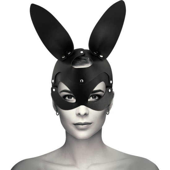 Coquette Accessories COQUETTE CHIC DESIRE - VEGAN LEATHER MASK WITH RABBIT EARS