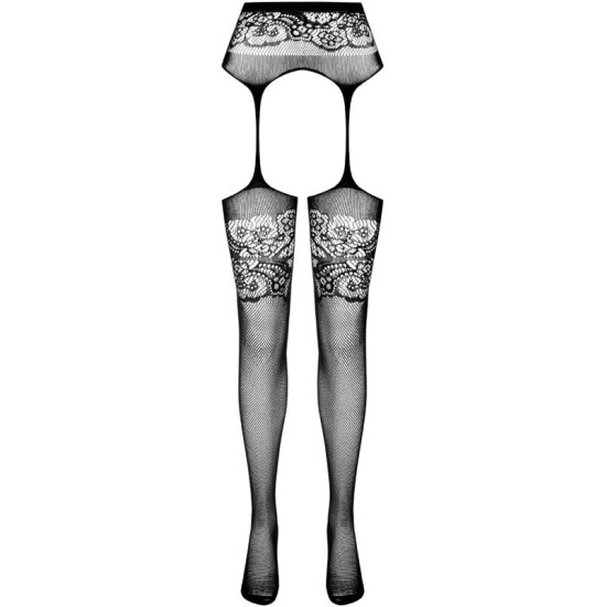 Passion Woman Garter & Stock PASSION - S029 ТРУСИКИ В СТРИПЕ, ЧЕРНЫЕ, ОДИН РАЗМЕР