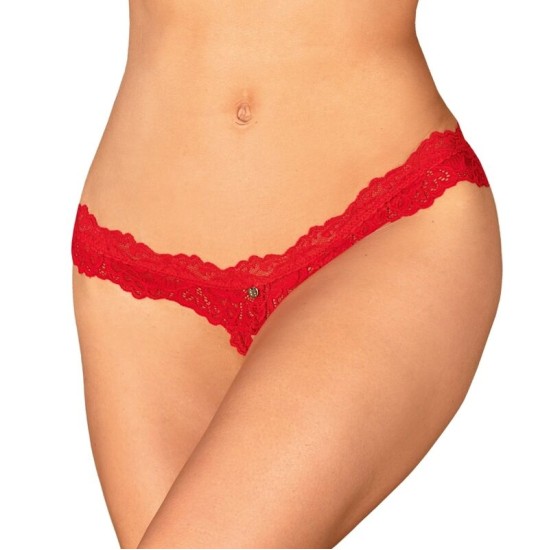 Obsessive Panties & Thong Obsessive - AMOR CHERRIS THONG CROTCHLESS S/M