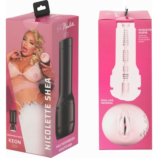 Kiiroo KEON + FEEL NICOLETTE SHEA STROKER + AQUA QUALITY LUBE 50 ml