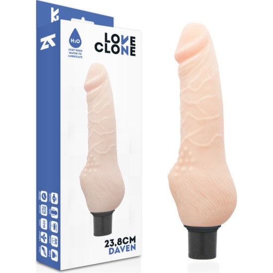 Loveclone DAVEN SELF LUBRICATION Dildo FLESH 23.8 CM