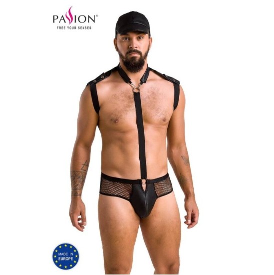 Passion Men PASSION - 038 RINKINYS JOHN melns S/M