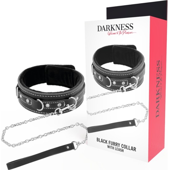 Darkness Bondage DARKNESS - HIGH QUALITY LEATHER NECKLACE WITH LEASH