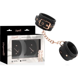 Coquette Fantasy COQUETTE CHIC DESIRE - FANTASY VEGAN LEATHER HANDCUFFS WITH NOPRENE LINING