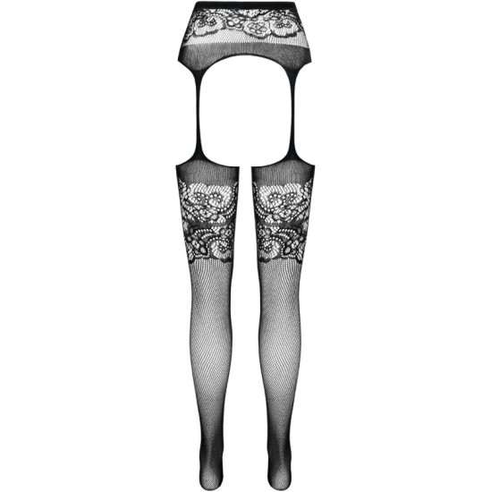 Passion Woman Garter & Stock PASSION - S029 STRIP PIKŠĶĪTES, MELNAS VIENS IZMĒRS