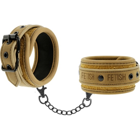 Fetish Submissive Origin FETISH SUBMISSIVE ORIGEN - VEGAN LEATHER HANDCUFFS WITH NEOPRENE LINING