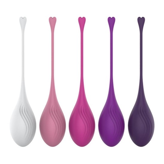 A-Gusto Set of 5 Kegel Balls Different Weight