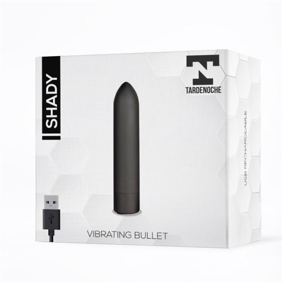 Tardenoche Shady Vibrating Bullet USB atkārtoti uzlādējams ūdensizturīgs