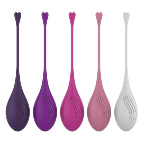 A-Gusto Set of 5 Kegel Balls Different Weight