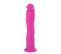 A-Gusto Vibrating Realistic Dildo Silicone Pink