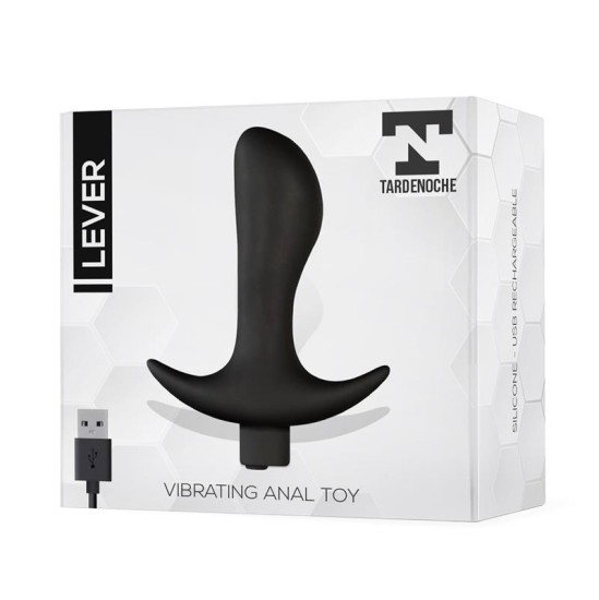 Tardenoche Lever Anal Plug with Vibration USB Silicone