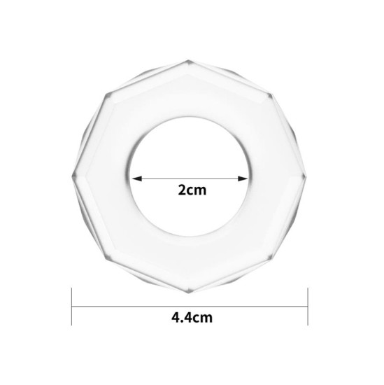 Lovetoy Dzimumlocekļa gredzens Power Plus Clear
