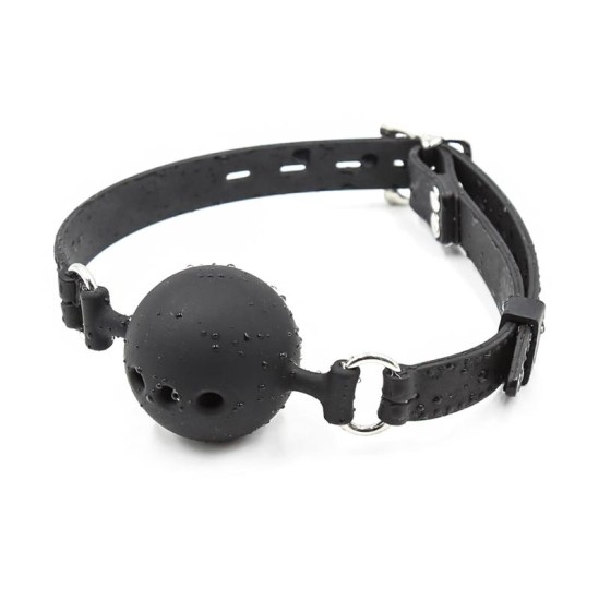 Latetobed Bdsm Line Silicone Breathable Ball Gags 4,5 cm Size M Black