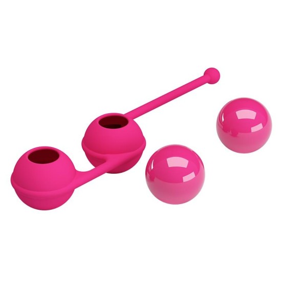 Prettylove Kegel Balls Tighten Up III Rozā