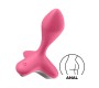 Satisfyer Game Changer Butt cilp ar vibrācijas rozā krāsu