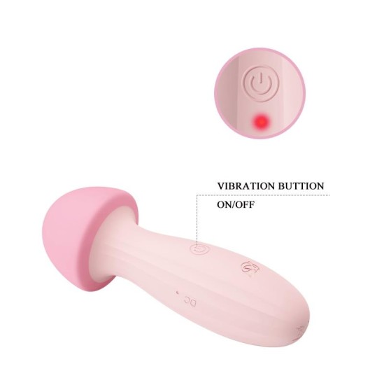 Prettylove Mushroom Vibe/Massager Silikona USB