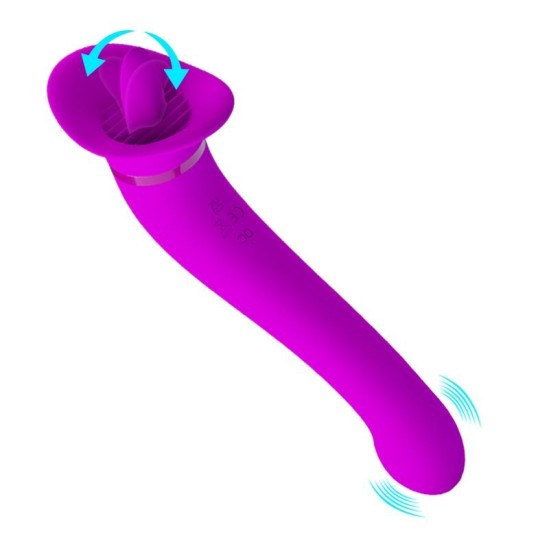 Prettylove Faust Licking Vibrator USB