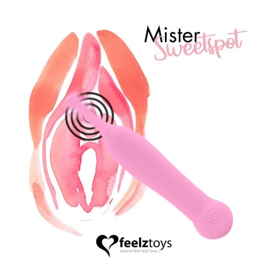 Feelztoys Mister Sweetspot Clitoral Vibrator Rozā