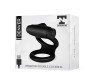 Tardenoche Denver Double Cockring with Vibrating Bullet USB Silicone Black