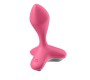 Satisfyer Game Changer Butt cilp ar vibrācijas rozā krāsu