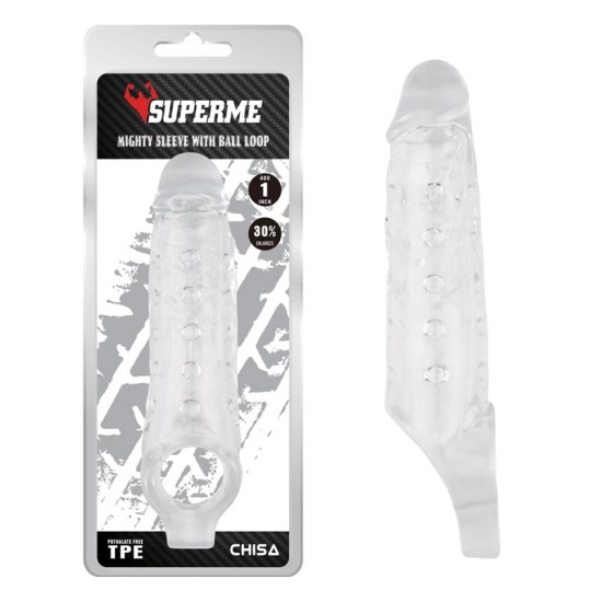 Chisa Mighty Sleeve ar lodīšu cilpu Clear