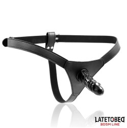 Latetobed Bdsm Line Adjustable Strap-on with Semi Realistic Dildo