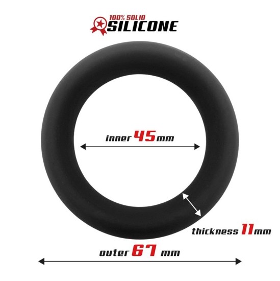 Beast Rings Solid Silicone Cock Ring 4.5 cm