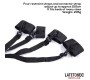 Latetobed Bdsm Line Nylon Velcro Bed Restraints with Plastic Hook