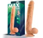 Max & Co Ben Reālistisks dildo ar sēkliniekiem 10.2 miesa